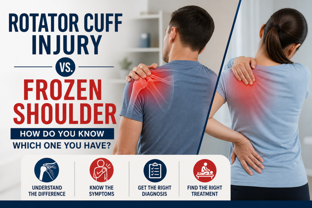 Rotator Cuff Injury vs. Frozen Shoulder: How Do You Know Which One You Have?