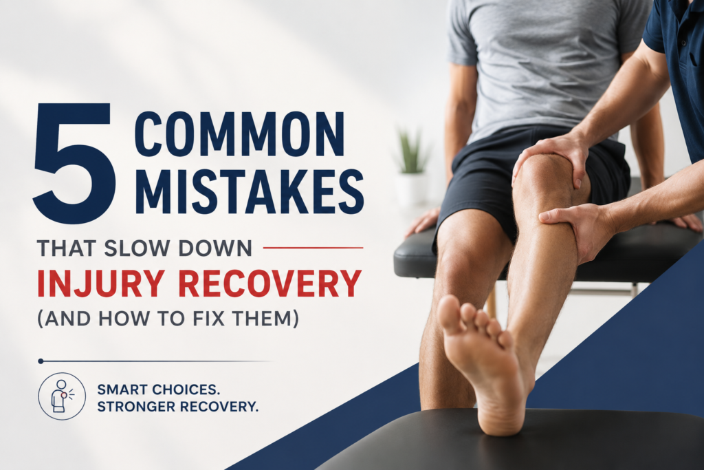 5 Common Mistakes That Slow Down Injury Recovery (And How to Fix Them)